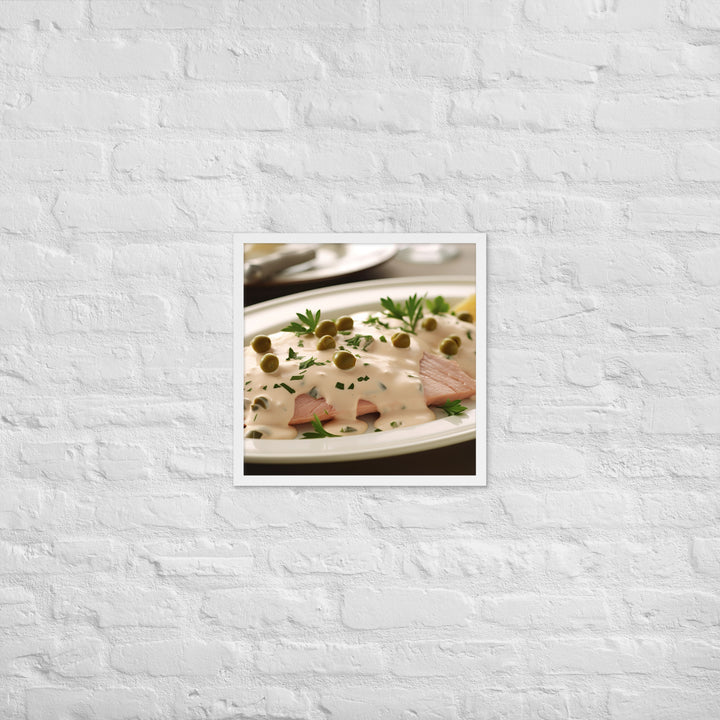 Vitello Tonnato Framed poster 🤤 from Yumify.AI