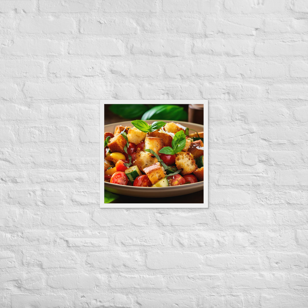 Panzanella Framed poster 🤤 from Yumify.AI