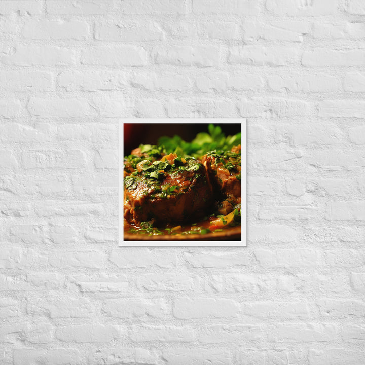 Osso Buco Framed poster 🤤 from Yumify.AI