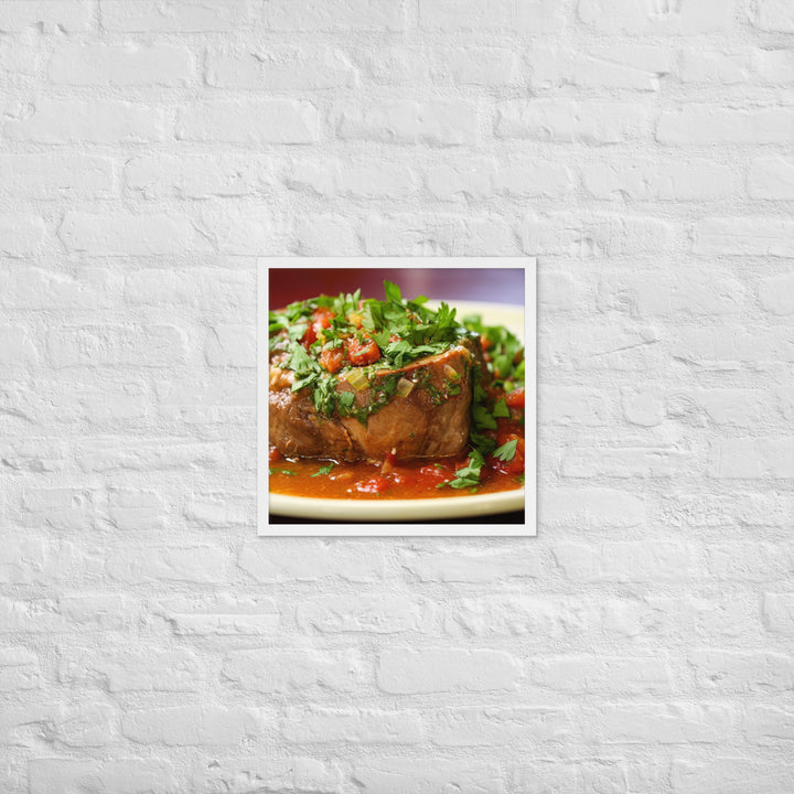 Osso Buco Framed poster 🤤 from Yumify.AI