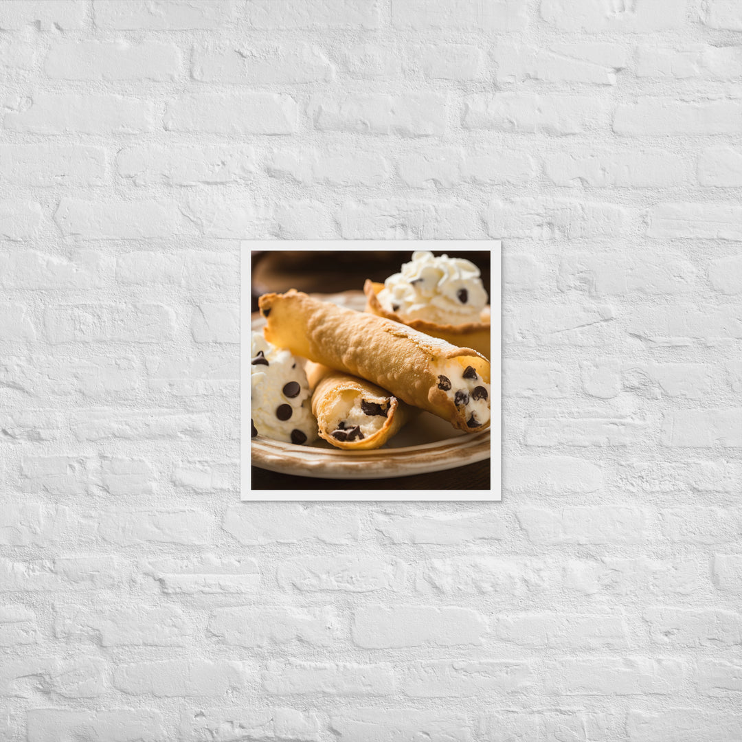 Cannoli Framed poster 🤤 from Yumify.AI