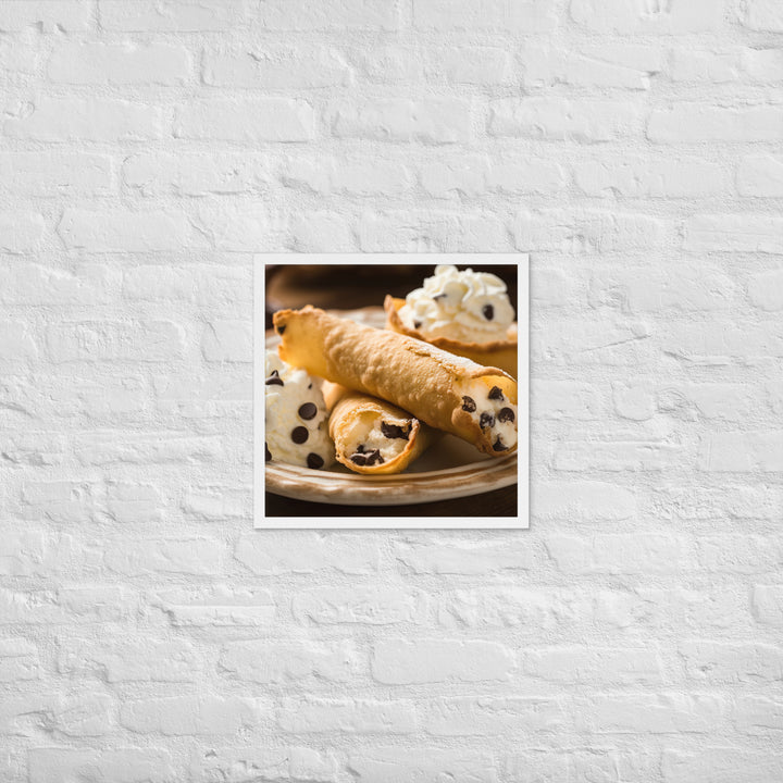 Cannoli Framed poster 🤤 from Yumify.AI