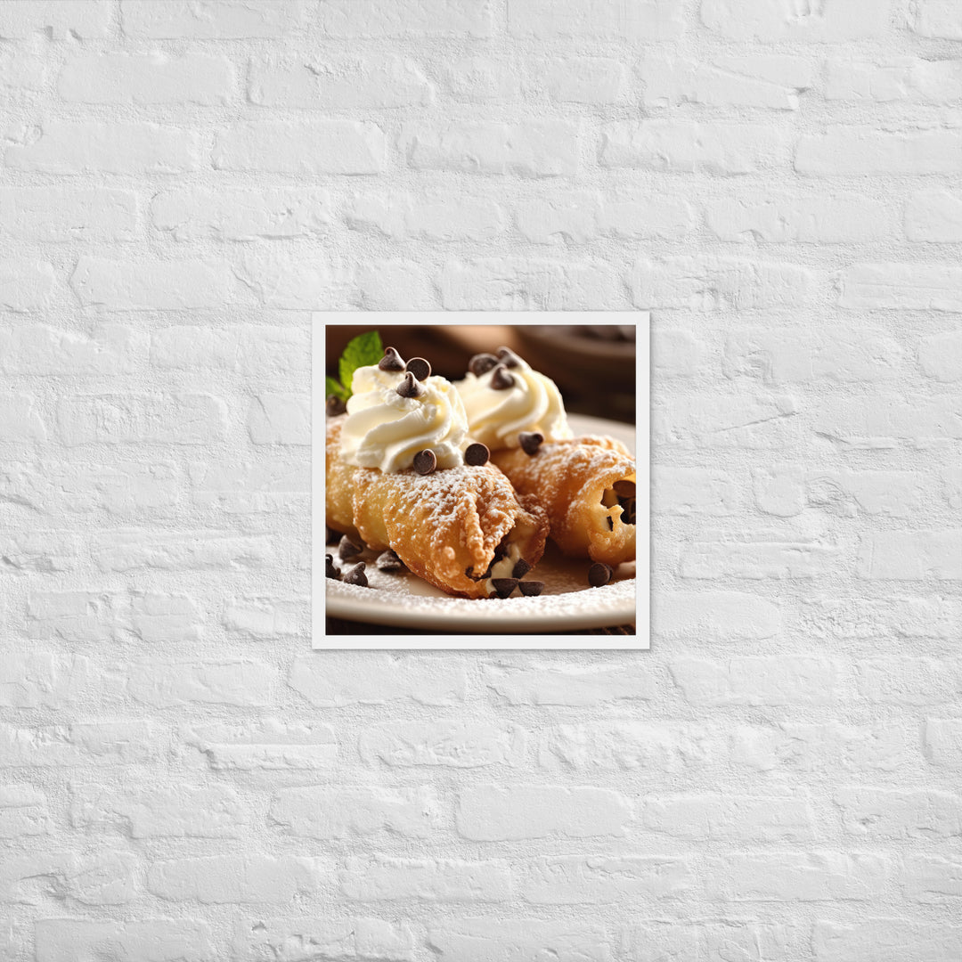 Cannoli Framed poster 🤤 from Yumify.AI