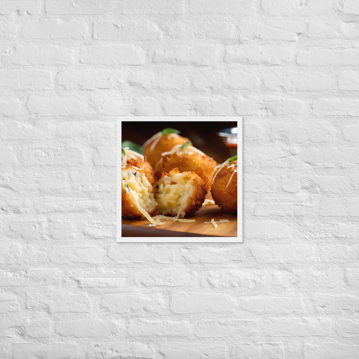 Arancini Framed poster 🤤 from Yumify.AI