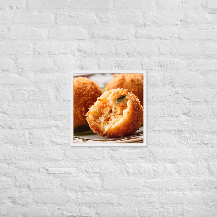 Arancini Framed poster 🤤 from Yumify.AI