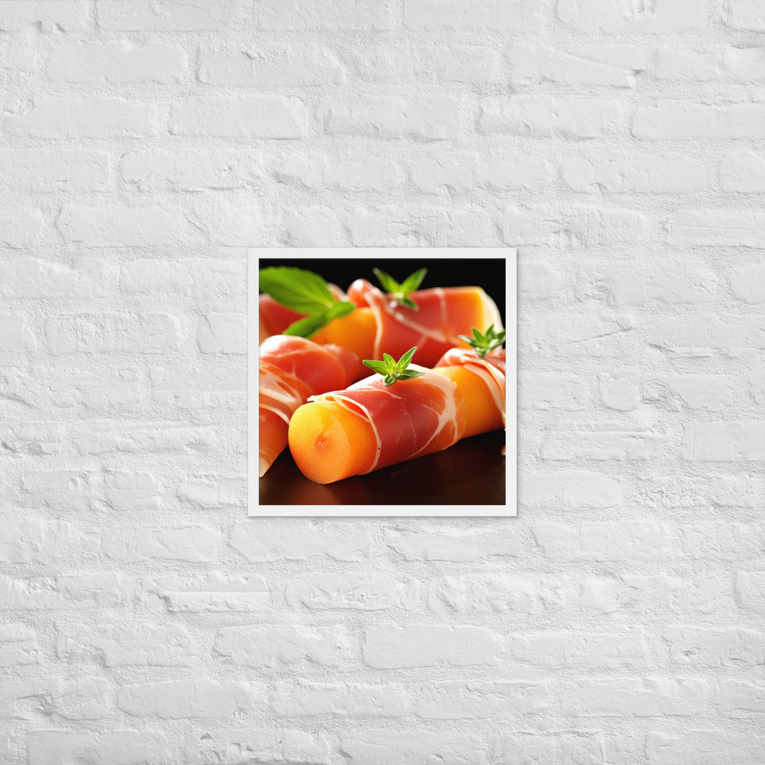 Prosciutto e Melone Framed poster 🤤 from Yumify.AI