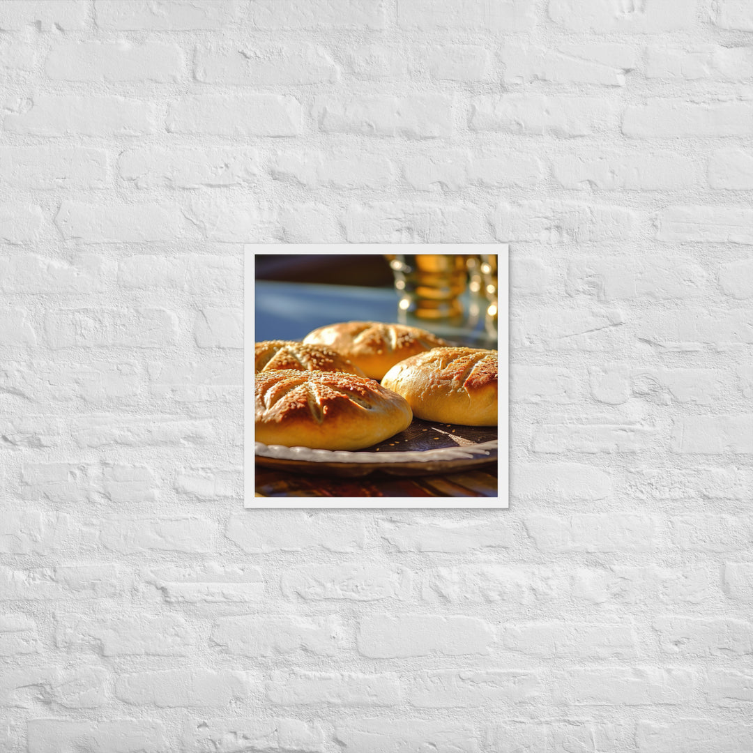 Moroccan Bread Framed poster 🤤 from Yumify.AI