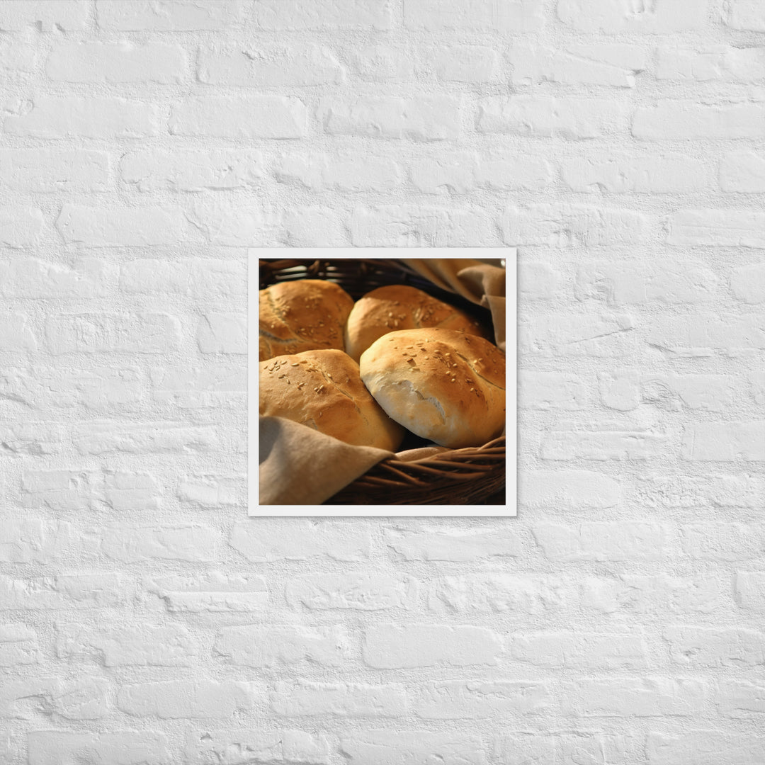 Moroccan Bread Framed poster 🤤 from Yumify.AI