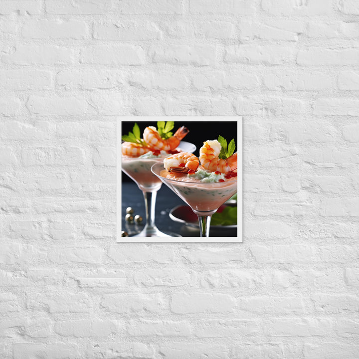 Prawn Cocktail Framed poster 🤤 from Yumify.AI