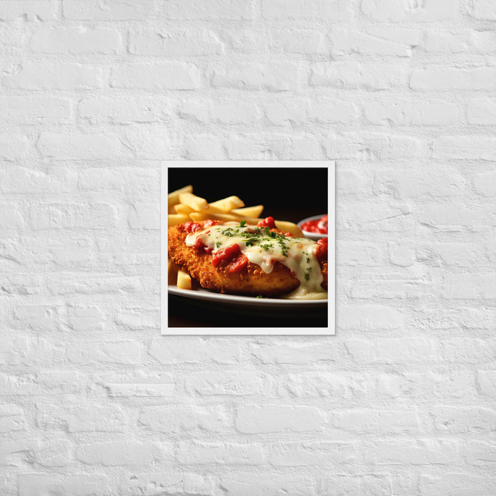 Chicken Parmigiana Framed poster 🤤 from Yumify.AI