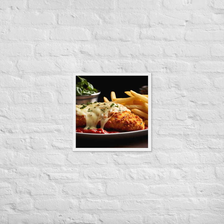 Chicken Parmigiana Framed poster 🤤 from Yumify.AI