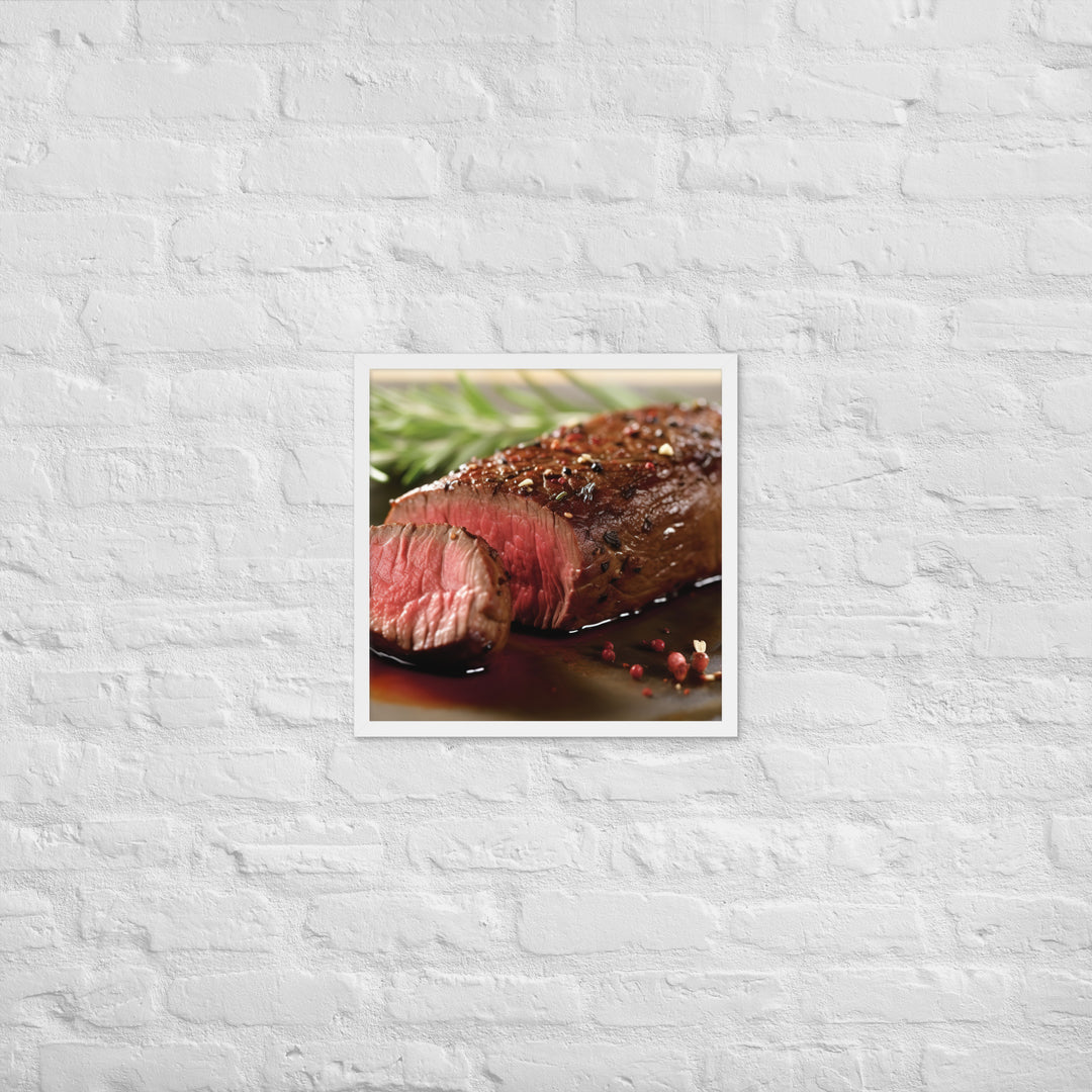 Kangaroo Fillet Framed poster 🤤 from Yumify.AI