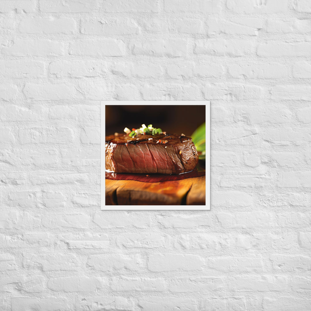 Kangaroo Fillet Framed poster 🤤 from Yumify.AI