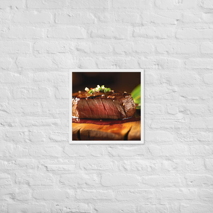 Kangaroo Fillet Framed poster 🤤 from Yumify.AI