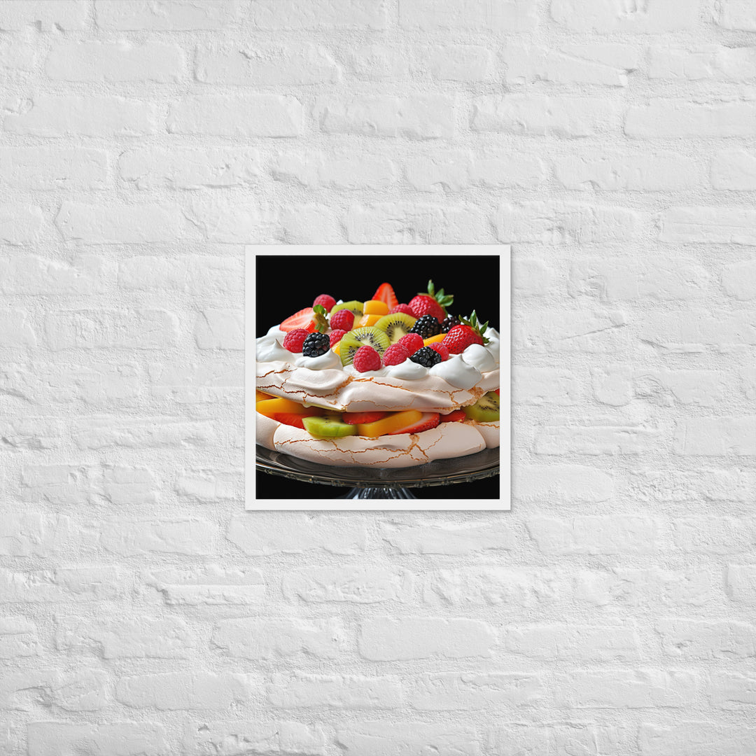 Pavlova Framed poster 🤤 from Yumify.AI