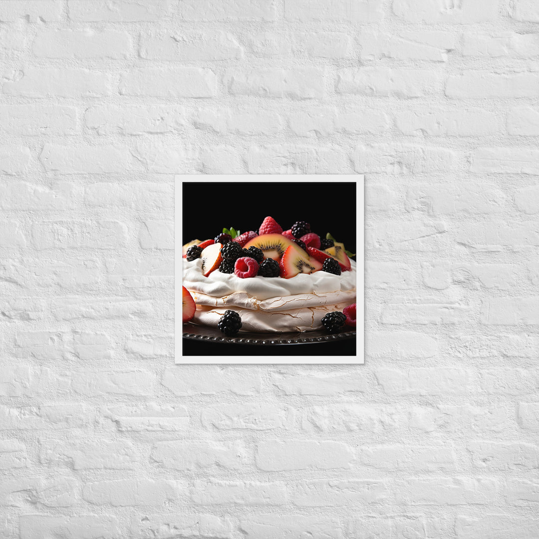 Pavlova Framed poster 🤤 from Yumify.AI