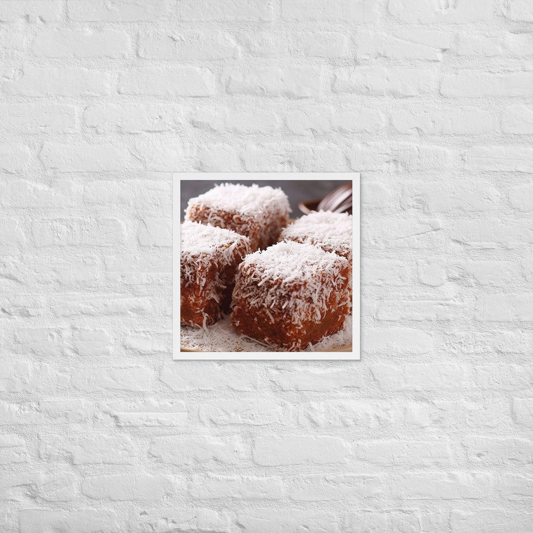 Lamingtons Framed poster 🤤 from Yumify.AI