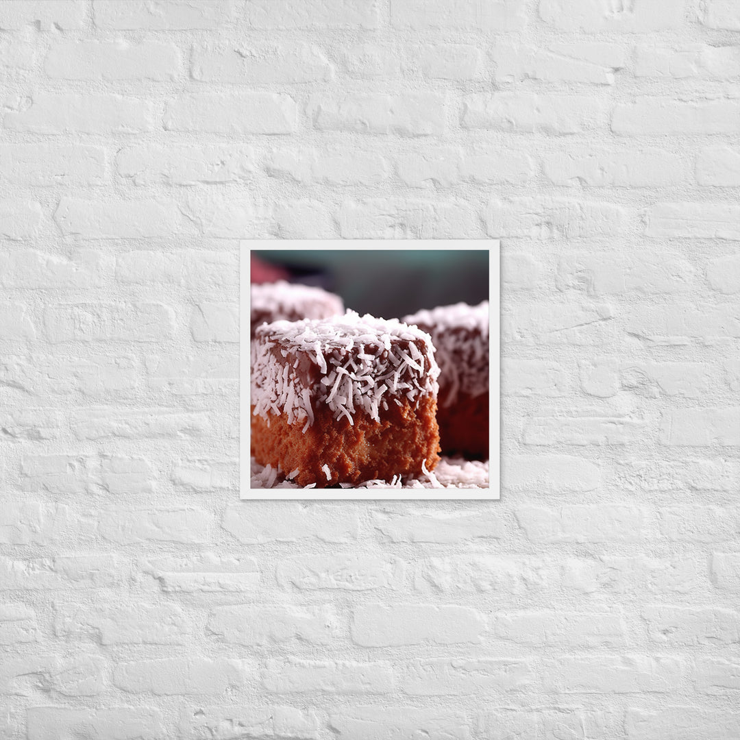 Lamingtons Framed poster 🤤 from Yumify.AI