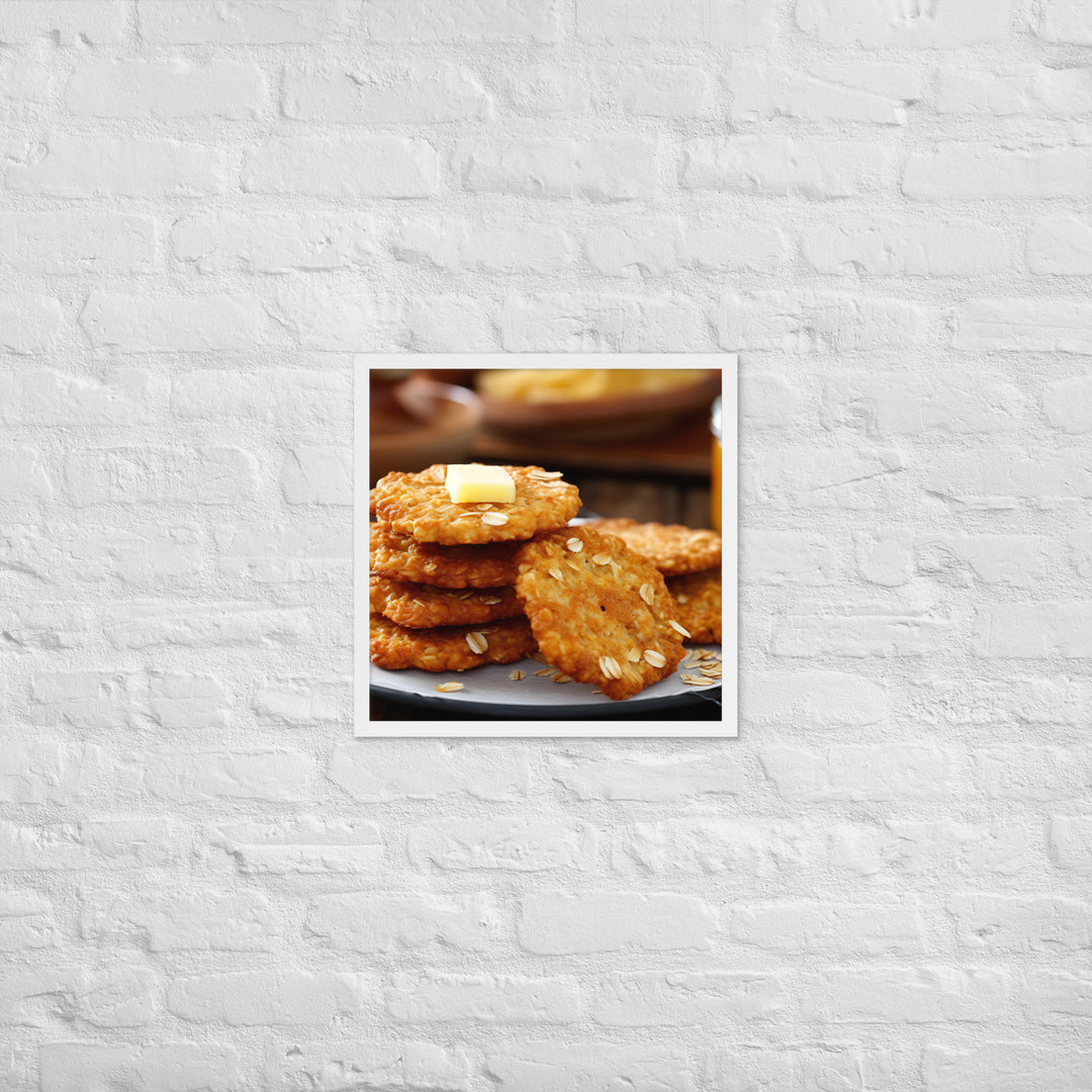 Anzac Biscuits Framed poster 🤤 from Yumify.AI