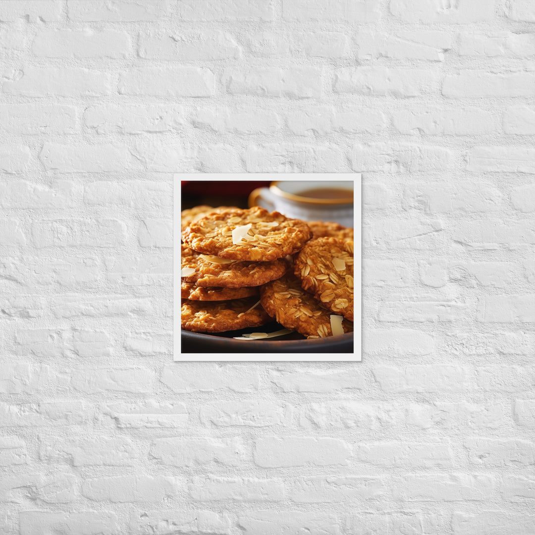 Anzac Biscuits Framed poster 🤤 from Yumify.AI