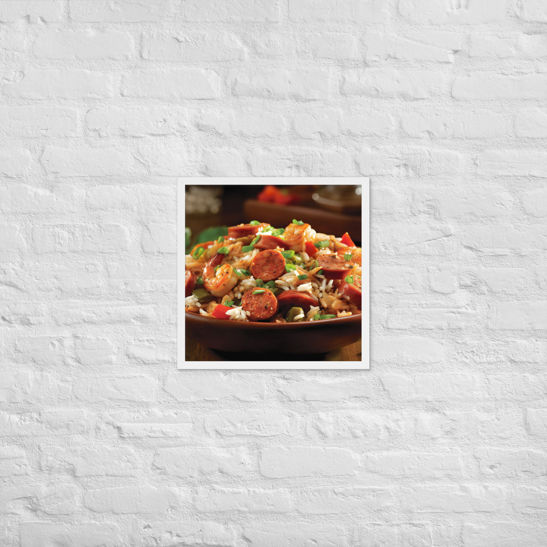 Jambalaya Framed poster 🤤 from Yumify.AI