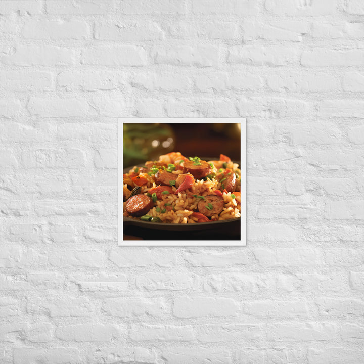 Jambalaya Framed poster 🤤 from Yumify.AI