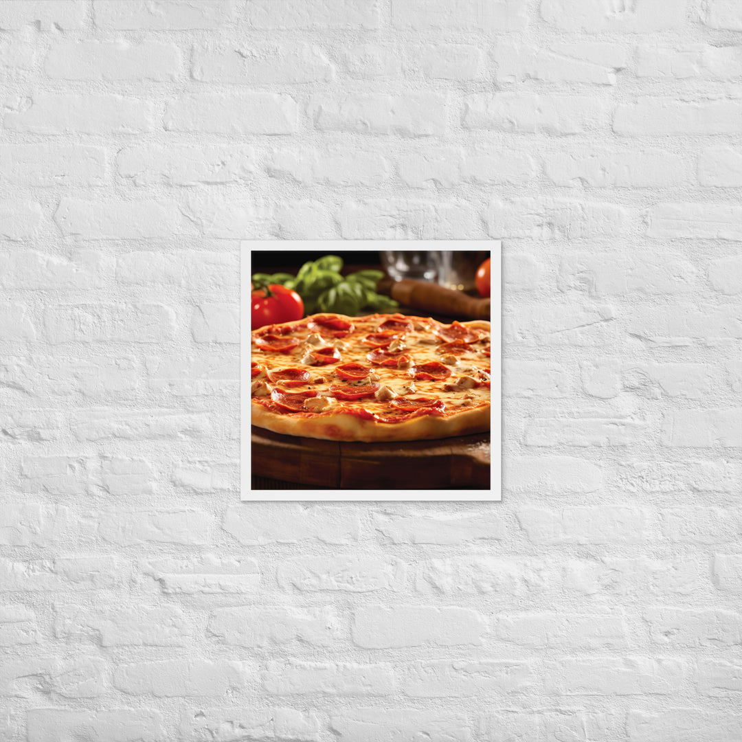 Pizza Framed poster 🤤 from Yumify.AI