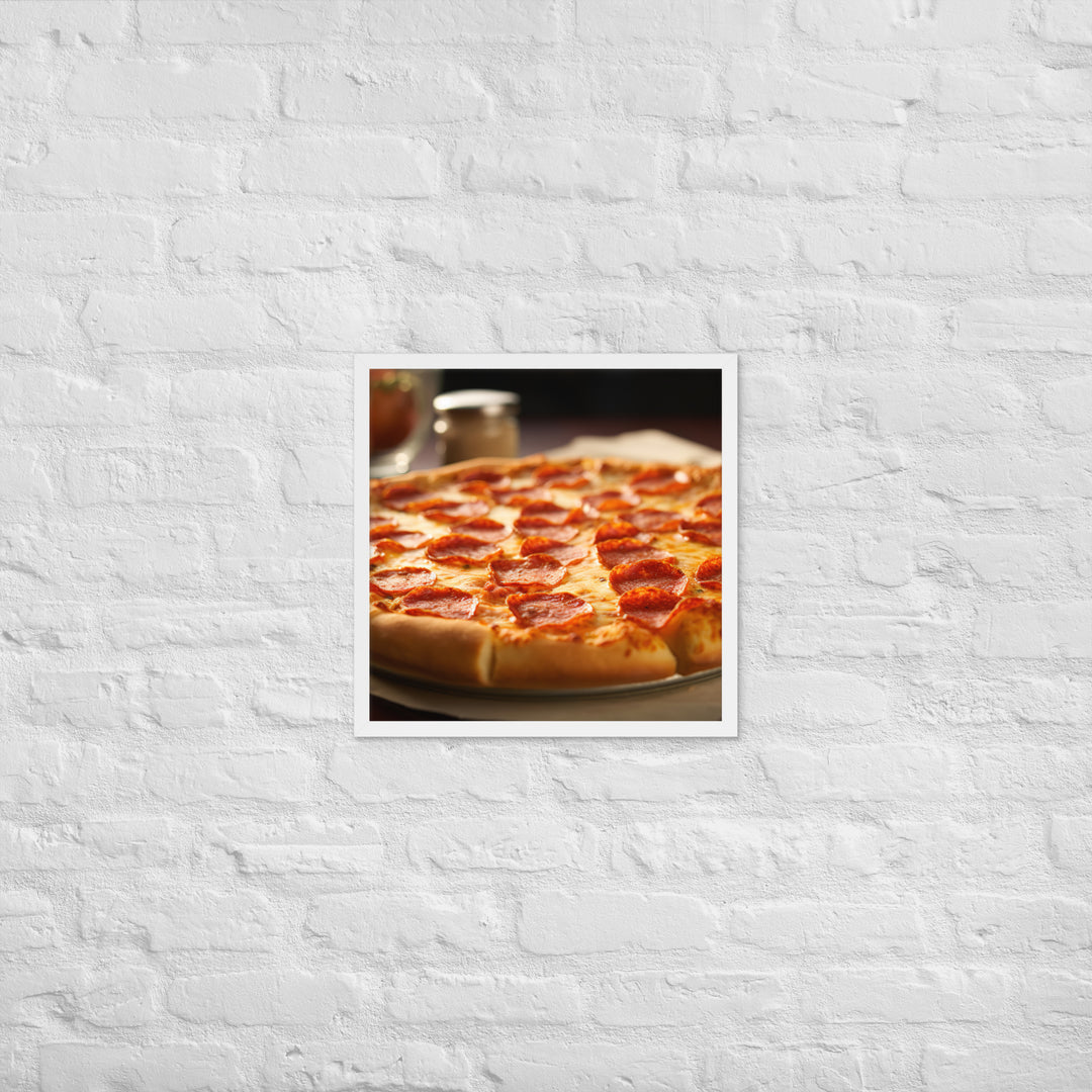 Pizza Framed poster 🤤 from Yumify.AI