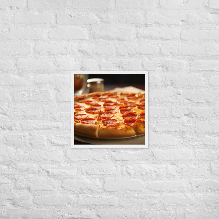 Pizza Framed poster 🤤 from Yumify.AI