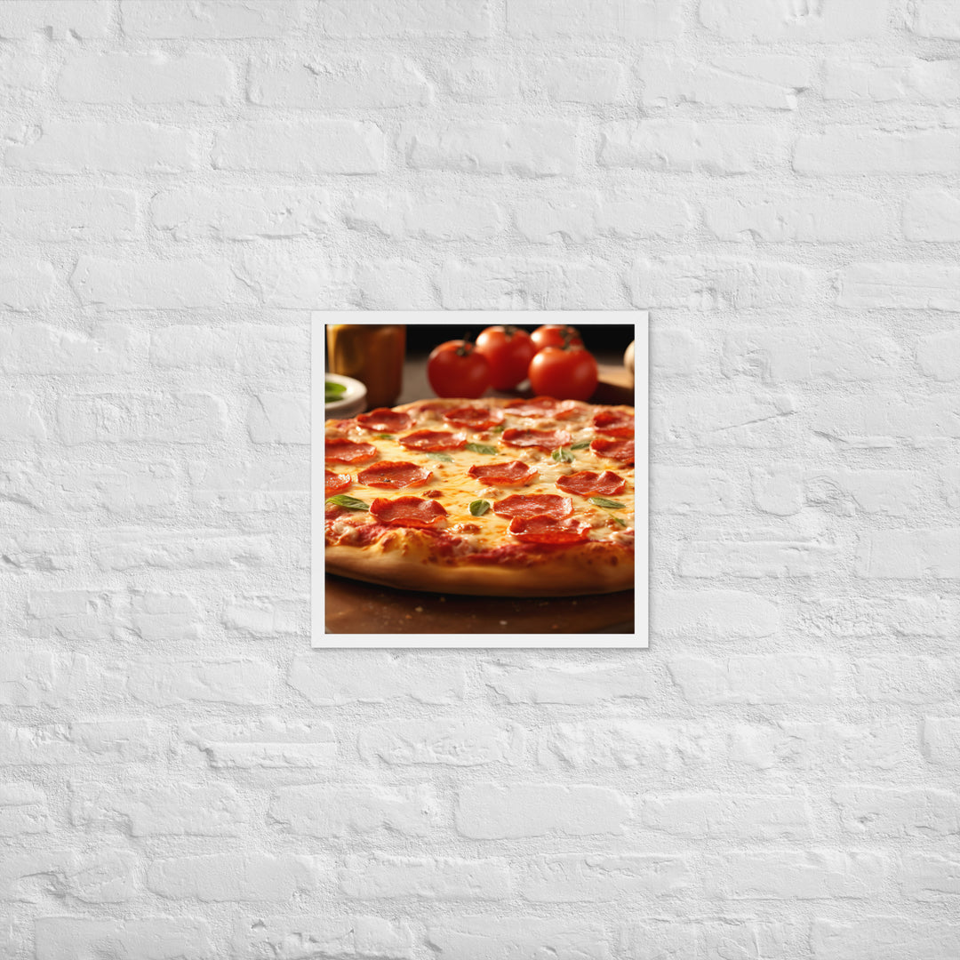 Pizza Framed poster 🤤 from Yumify.AI