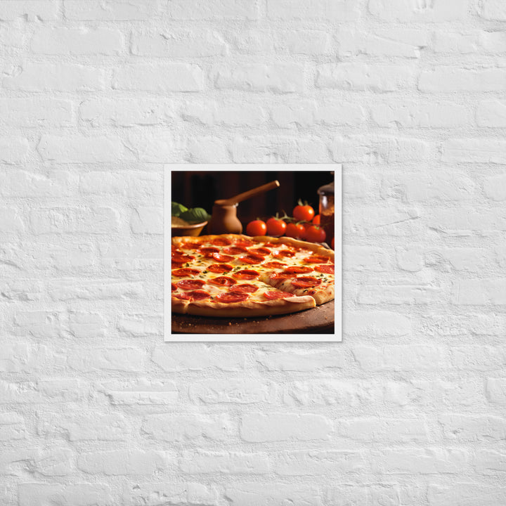 Pizza Framed poster 🤤 from Yumify.AI