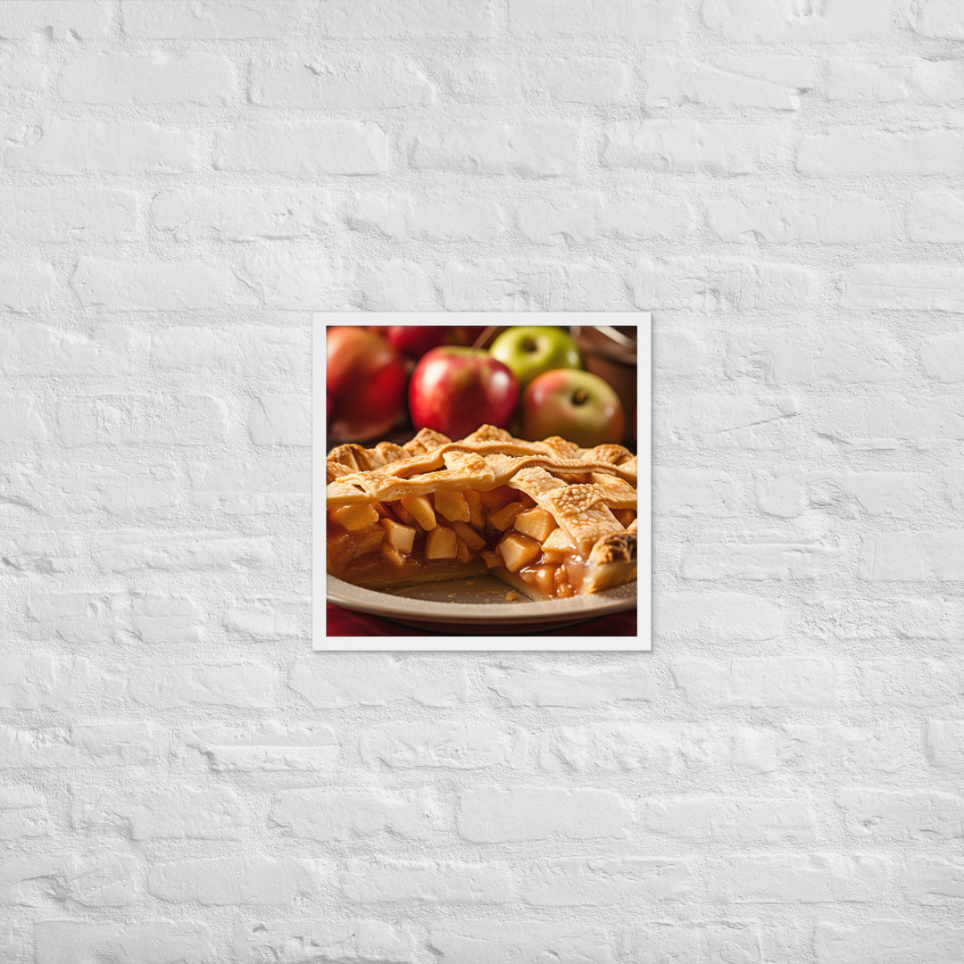 Apple Pie Framed poster 🤤 from Yumify.AI