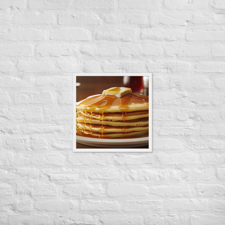 Pancakes Framed poster 🤤 from Yumify.AI