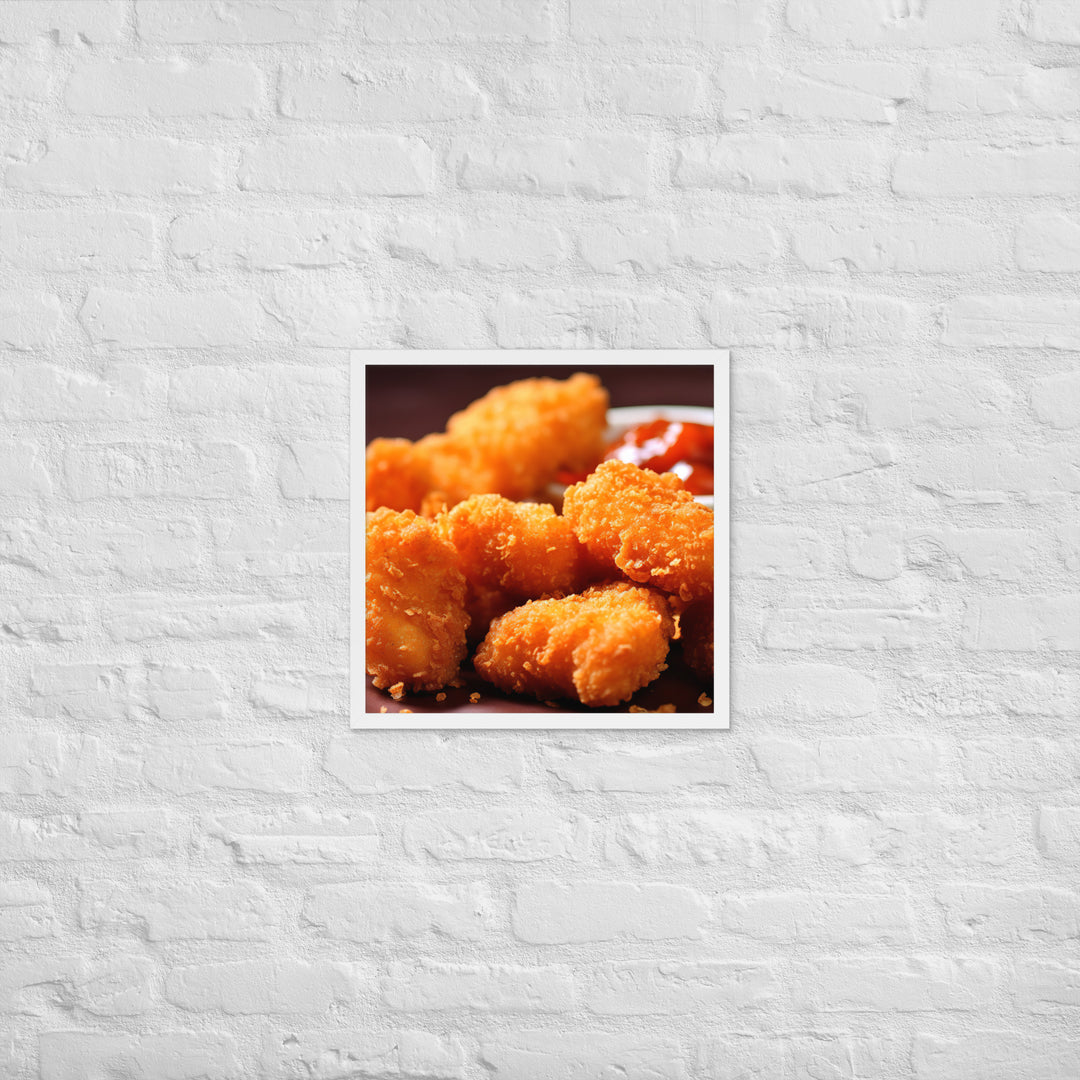 Popcorn Chicken Framed poster 🤤 from Yumify.AI