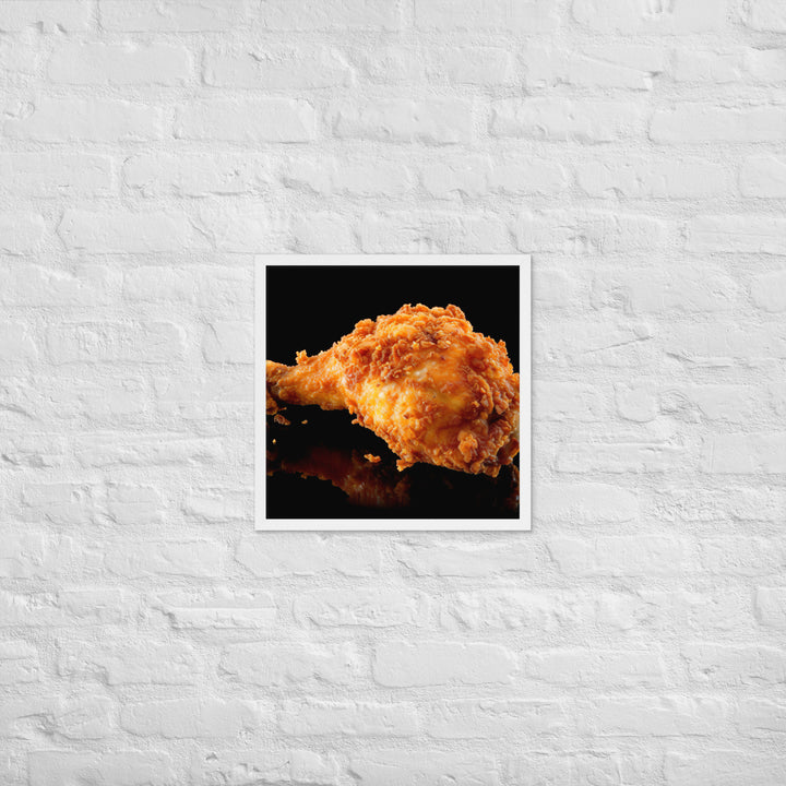 Buttermilk Fried Chicken Framed poster 🤤 from Yumify.AI