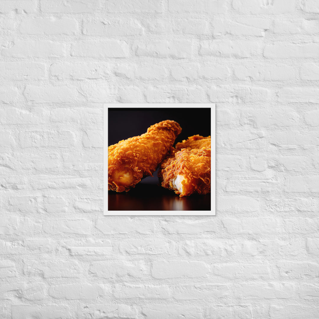 Buttermilk Fried Chicken Framed poster 🤤 from Yumify.AI