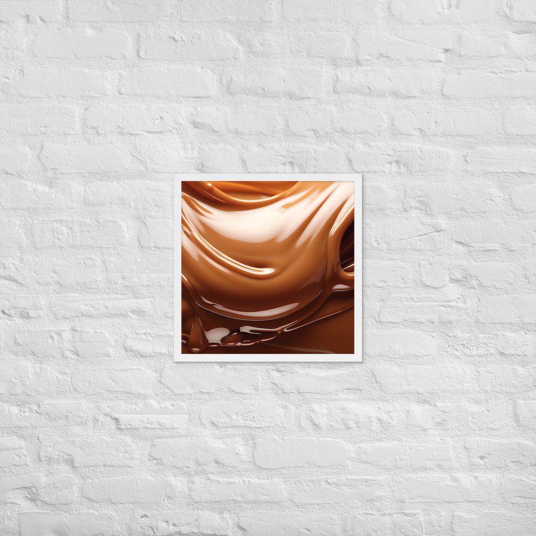 Milk Chocolate Framed poster 🤤 from Yumify.AI