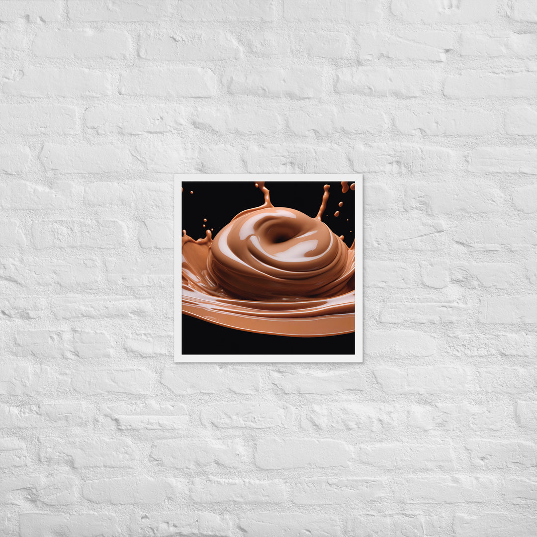 Milk Chocolate Framed poster 🤤 from Yumify.AI