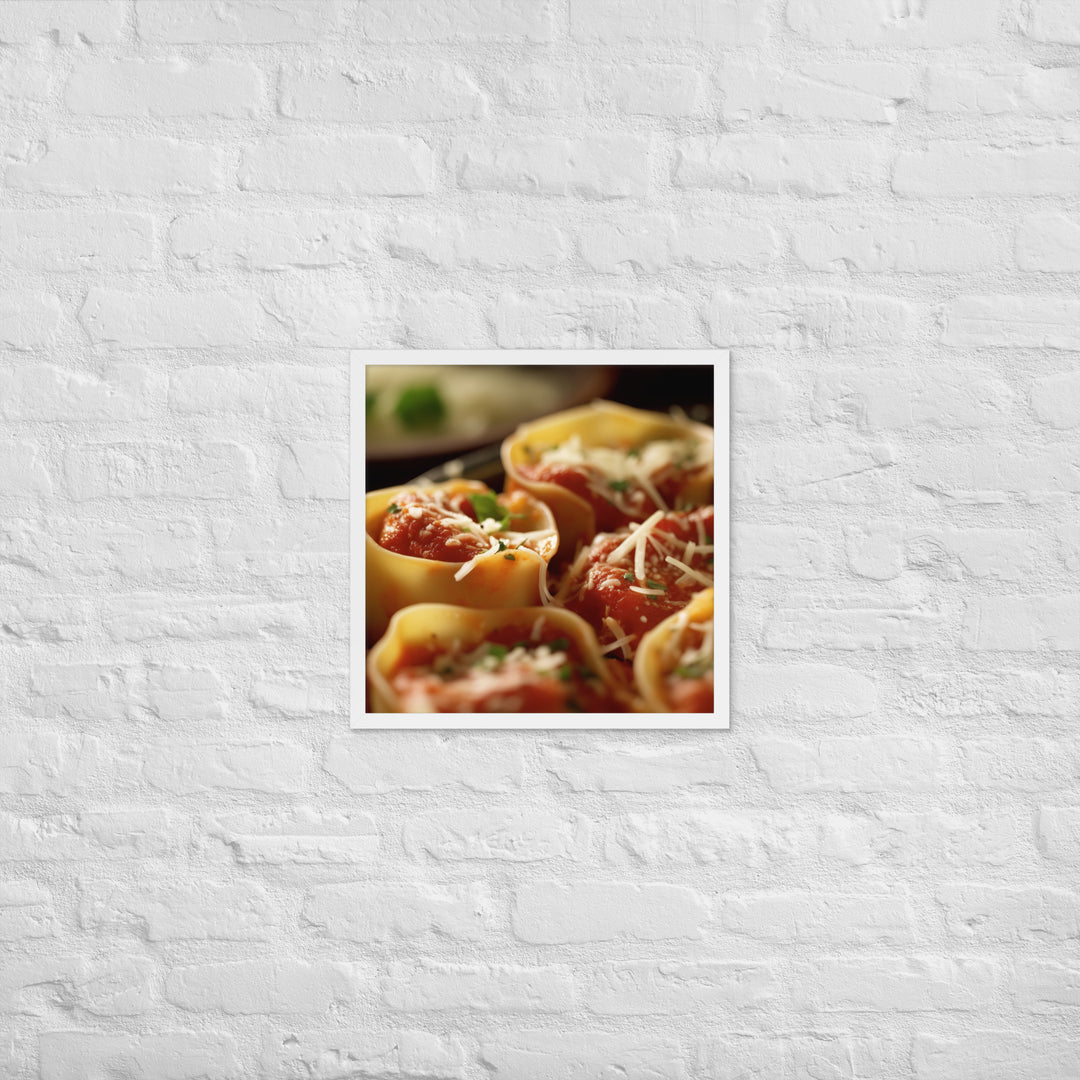 Tortellini Framed poster 🤤 from Yumify.AI