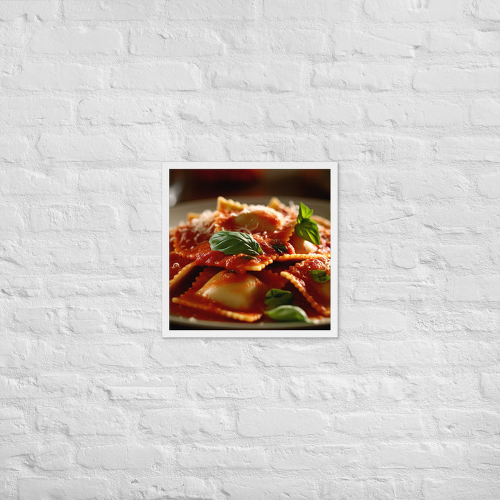 Ravioli Framed poster 🤤 from Yumify.AI