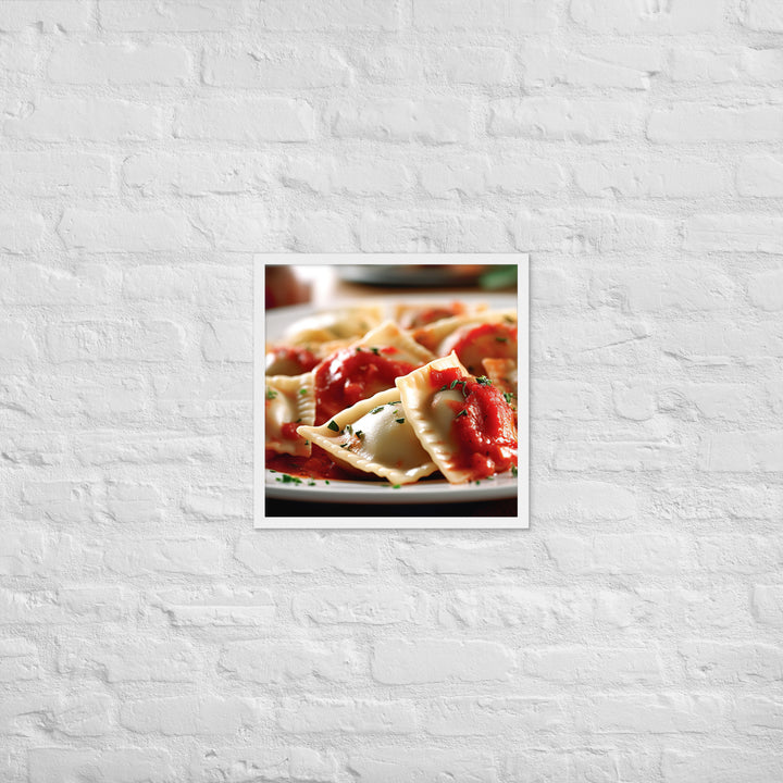 Ravioli Framed poster 🤤 from Yumify.AI