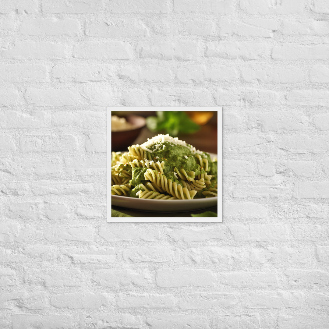 Pesto Pasta Framed poster 🤤 from Yumify.AI