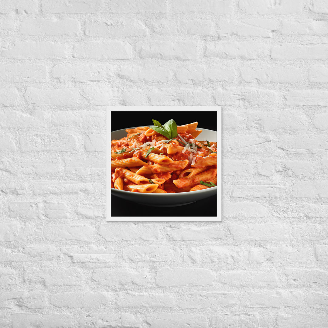 Penne alla Vodka Framed poster 🤤 from Yumify.AI