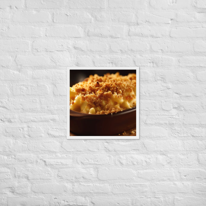 Macaroni and Cheese Framed poster 🤤 from Yumify.AI