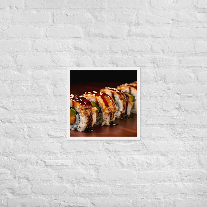 Unagi Roll Framed poster 🤤 from Yumify.AI