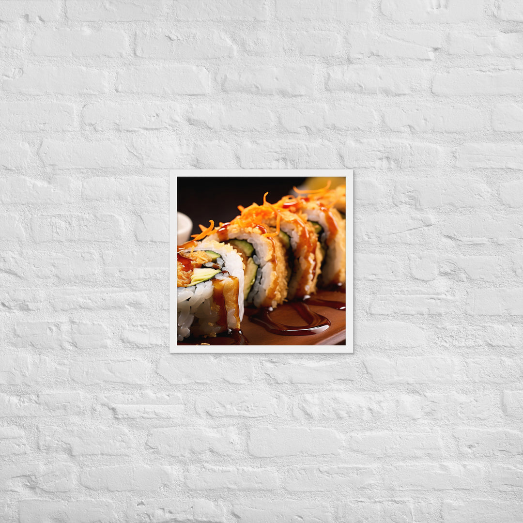 Tempura Roll Framed poster 🤤 from Yumify.AI