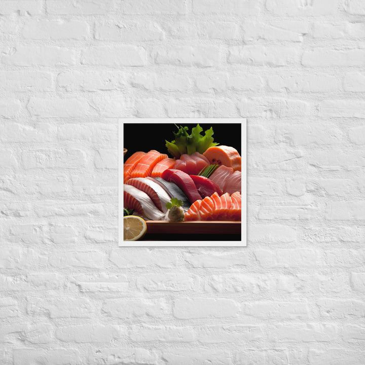 Sashimi Framed poster 🤤 from Yumify.AI