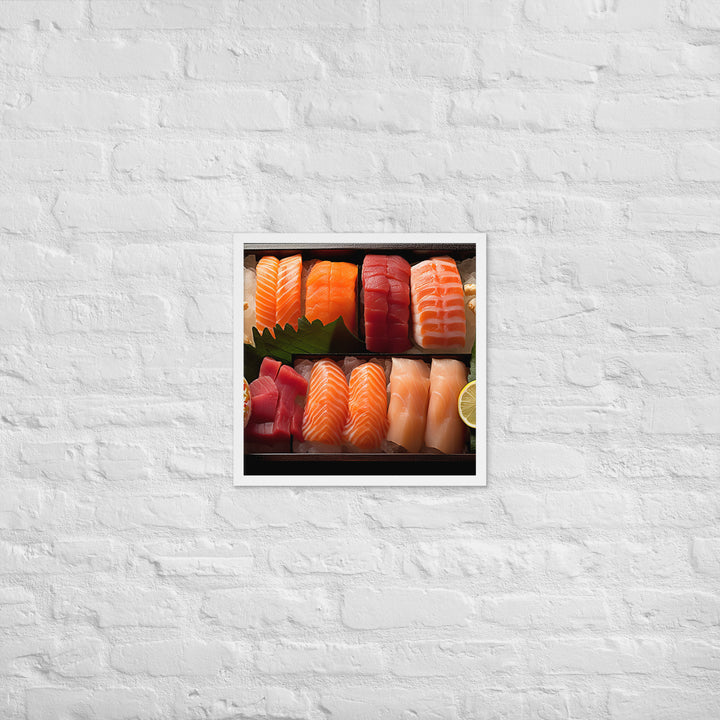 Sashimi Framed poster 🤤 from Yumify.AI