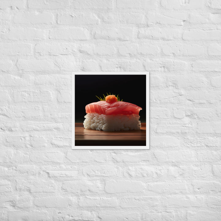 Nigiri Sushi Framed poster 🤤 from Yumify.AI