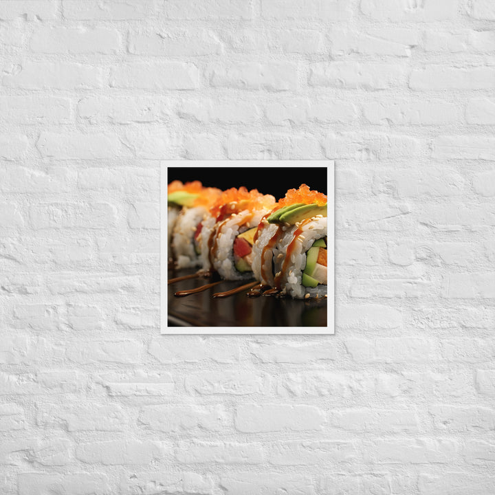 California Roll Framed poster 🤤 from Yumify.AI